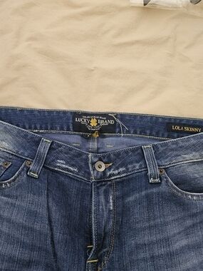 Lucky Brand Lola Skinny Jeans - Medium Blue Wash